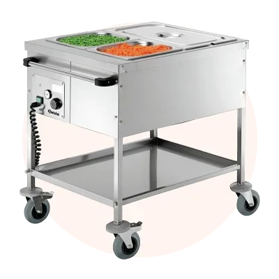 
Chariots à bain-marie