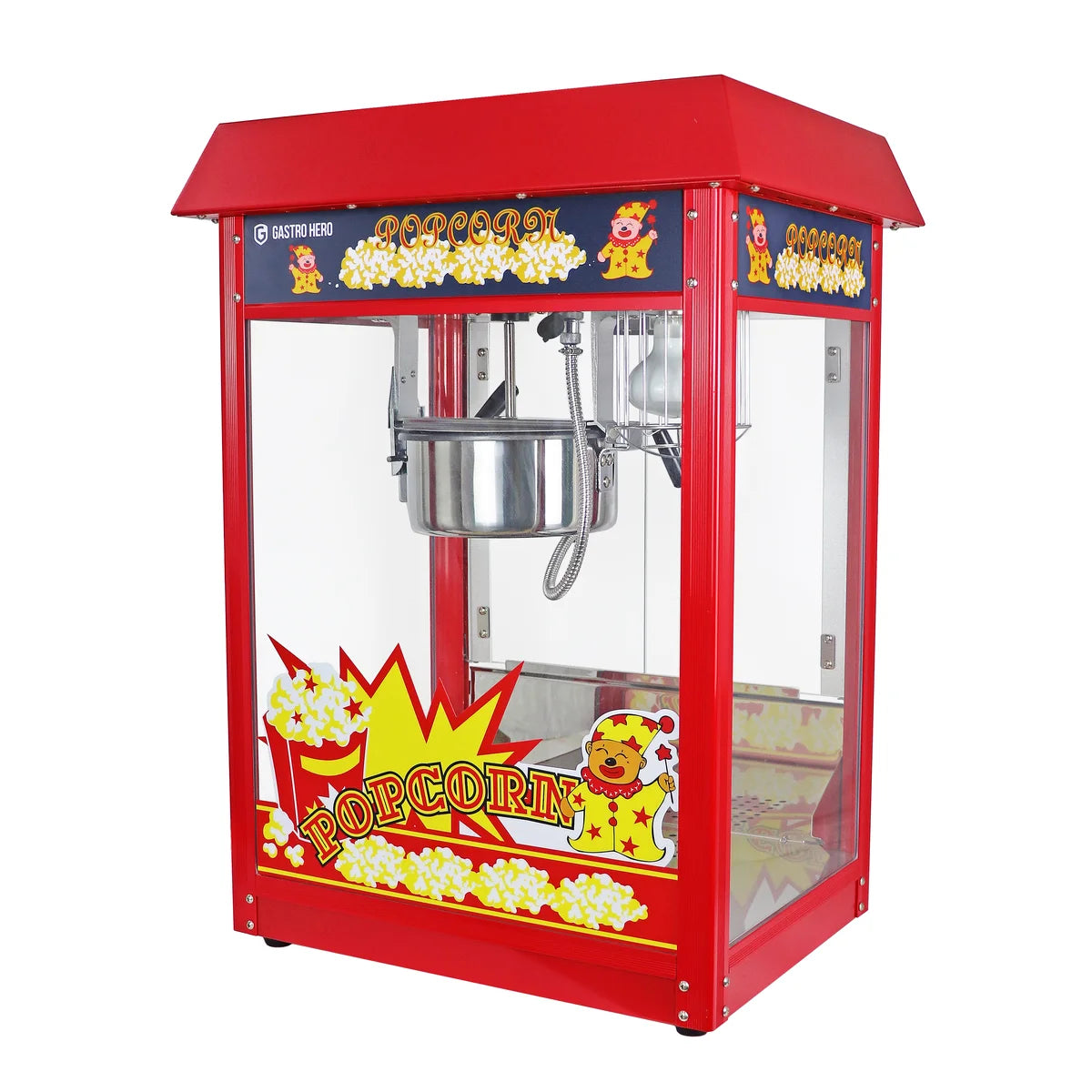 Popcornmaschine ECO 5 kg/h mit 1 Kessel