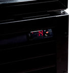 Getränkekühlschrank ECO 1000 mit Klapptüren und Leuchtaufsatz