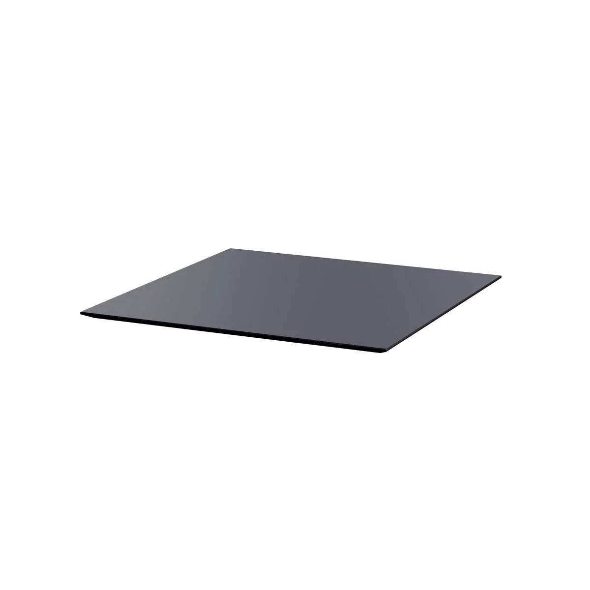 Feros Tischplatte HPL schwarz 700x700 mm