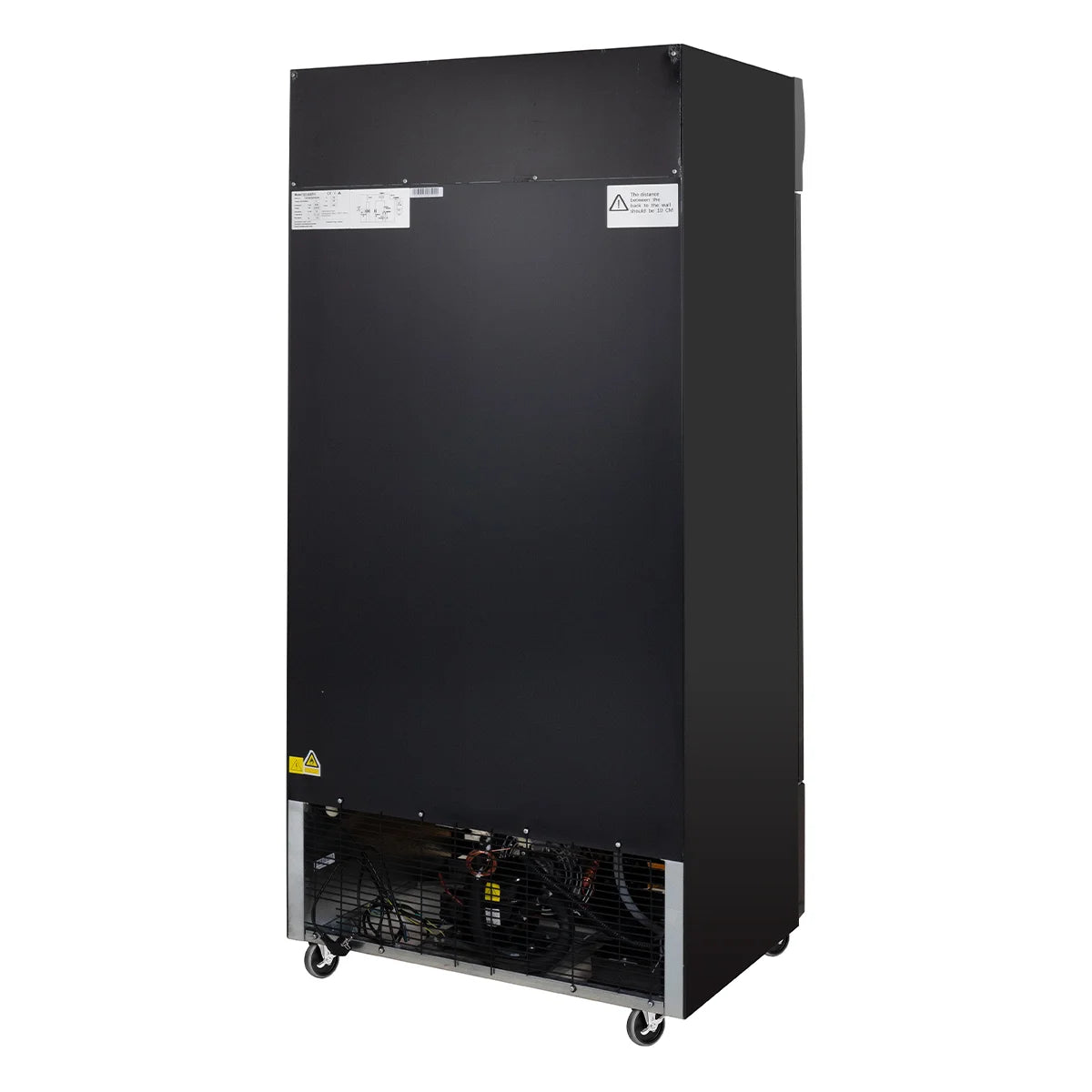 Getränkekühlschrank ECO 630 mit Leuchtaufsatz und Schiebetüren