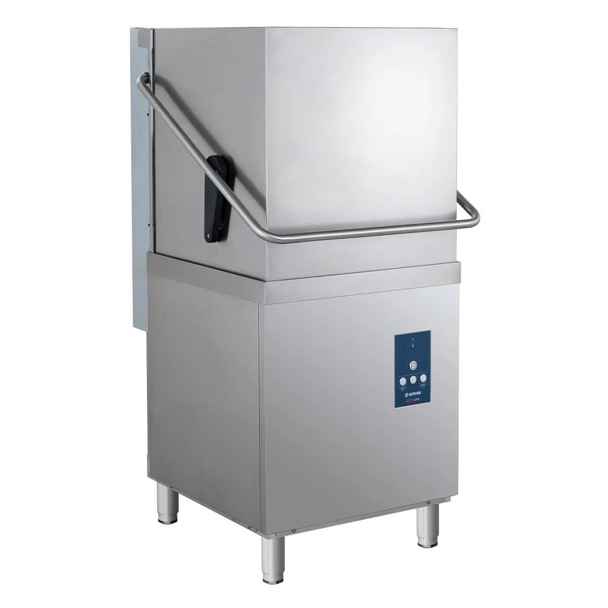 Haubenspülmaschine ECO 54 SLE 50x50 cm Korbmaß, mit Reiniger- & Klarspüldosierer, mit Ablaufpumpe & Enthärter, Made in Europe, 400 Volt