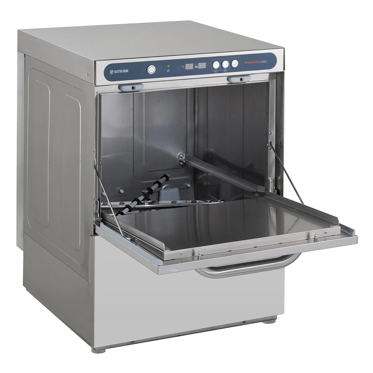 Geschirrspülmaschine PROFI Digital 54 SLE 50x50 cm Korbmaß, mit Reiniger- & Klarspüldosierer, mit Ablaufpumpe & Enthärter, Made in Europe, 400 Volt
