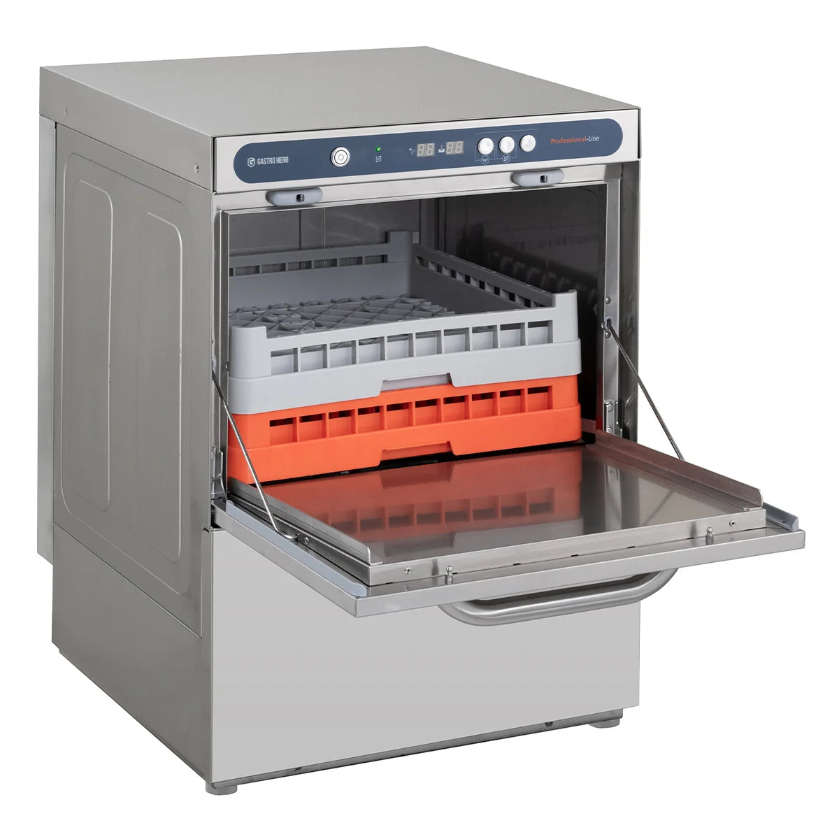 Geschirrspülmaschine PROFI Digital 54 SLE 50x50 cm Korbmaß, mit Reiniger- & Klarspüldosierer, mit Ablaufpumpe & Enthärter, Made in Europe, 400 Volt