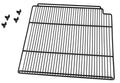 Ein rechtes Rost und vier Clips für GKS-1000KT/GKS-1500KT/GKSE1000KT/GKSE1500KT (schwarz)