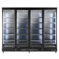 Gastro-Cool GD2200 Getränkekühlschrank 2218 Liter mit 4 Klapptüren, LED Beleuchtung, schwarz