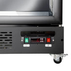Gastro-Cool GD1050 Getränkekühlschrank 1060 Liter mit 2 Klapptüren, LED Beleuchtung, schwarz
