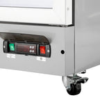 Gastro-Cool GD1050 Getränkekühlschrank 1060 Liter mit 2 Klapptüren, LED Beleuchtung, silber
