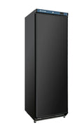 Lagertiefkühlschrank ECO 400, Innenraum aus Kunststoff, schwarz