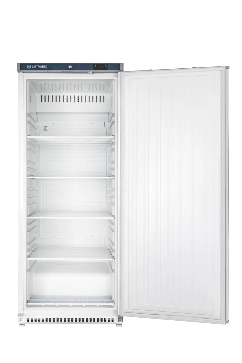 Lagerkühlschrank ECO 600, Innenraum aus Kunststoff, weiß