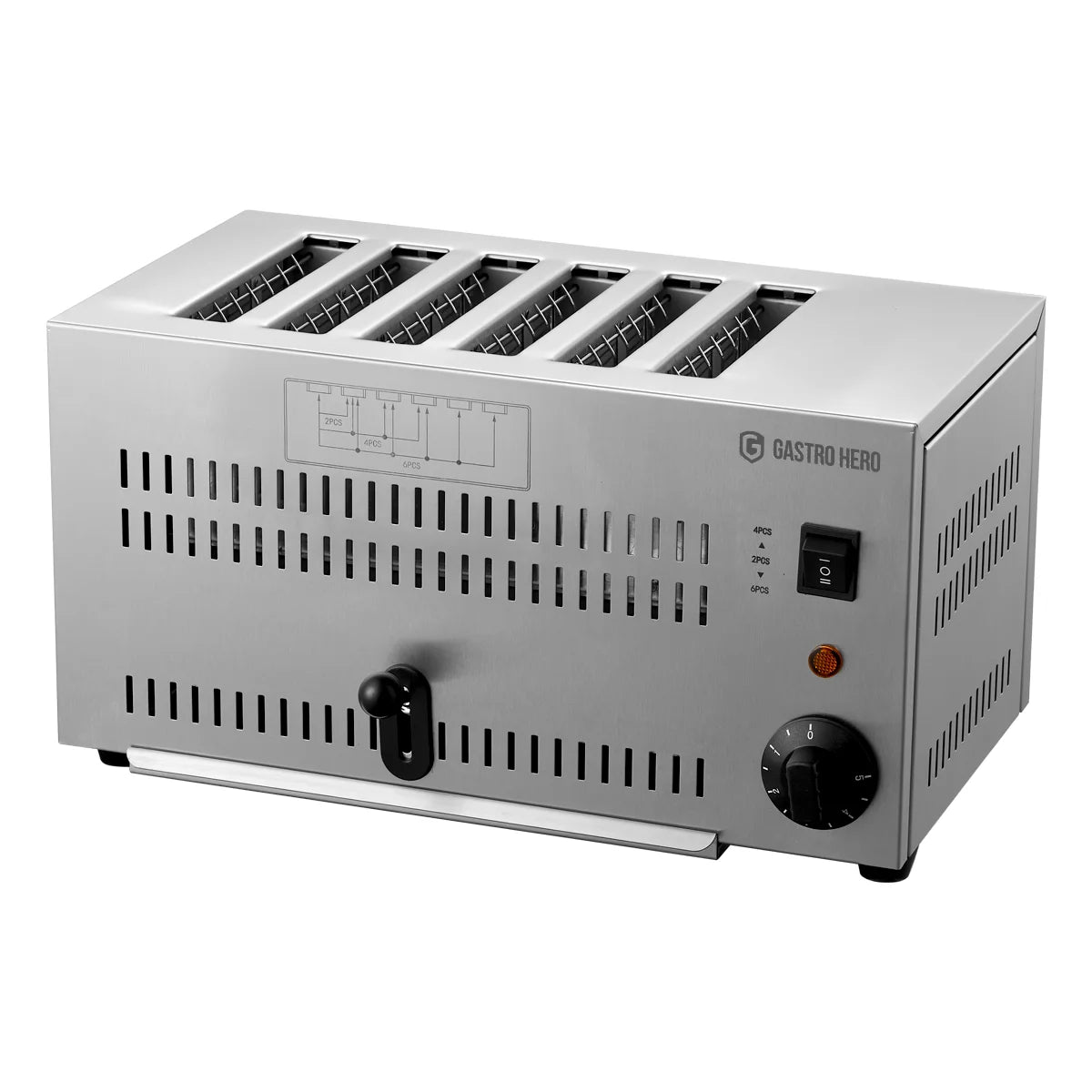 Toaster mit 6 Schlitzen