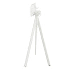 Feros Infinity Tripod Stehtisch Weiß frame + Midnight Marble HPL 70x70 cm