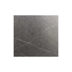 Feros Infinity Tripod Stehtisch Weiß frame + Midnight Marble HPL 70x70 cm