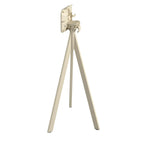 Feros Infinity Tripod Stehtisch Sand frame + Galaxy Marble HPL 70x70 cm