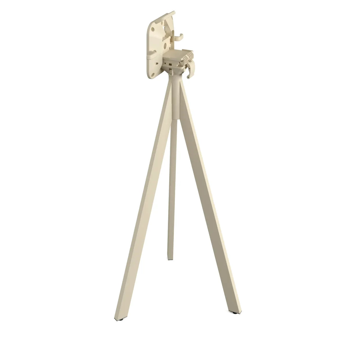 Feros Infinity Tripod Stehtisch Sand frame + Galaxy Marble HPL 70x70 cm
