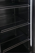 Getränkekühlschrank ECO 1000 mit Klapptüren, schwarz