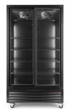 Getränkekühlschrank ECO 1000 mit Schiebetüren, schwarz