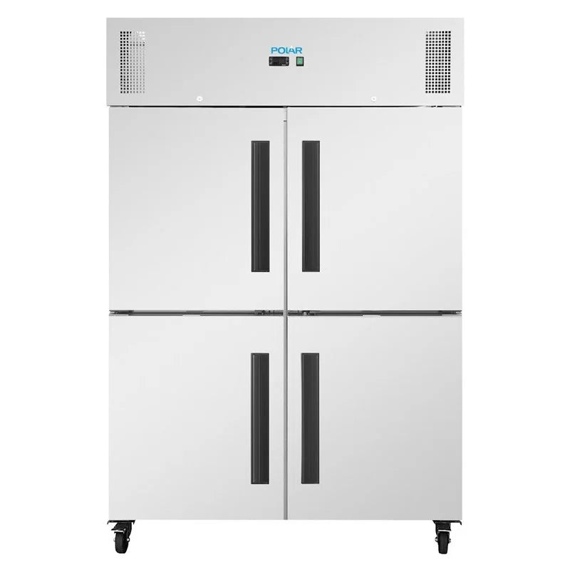 Polar Gastro-Kühlschrank Serie G 1200 Liter, 4-türig, Edelstahl