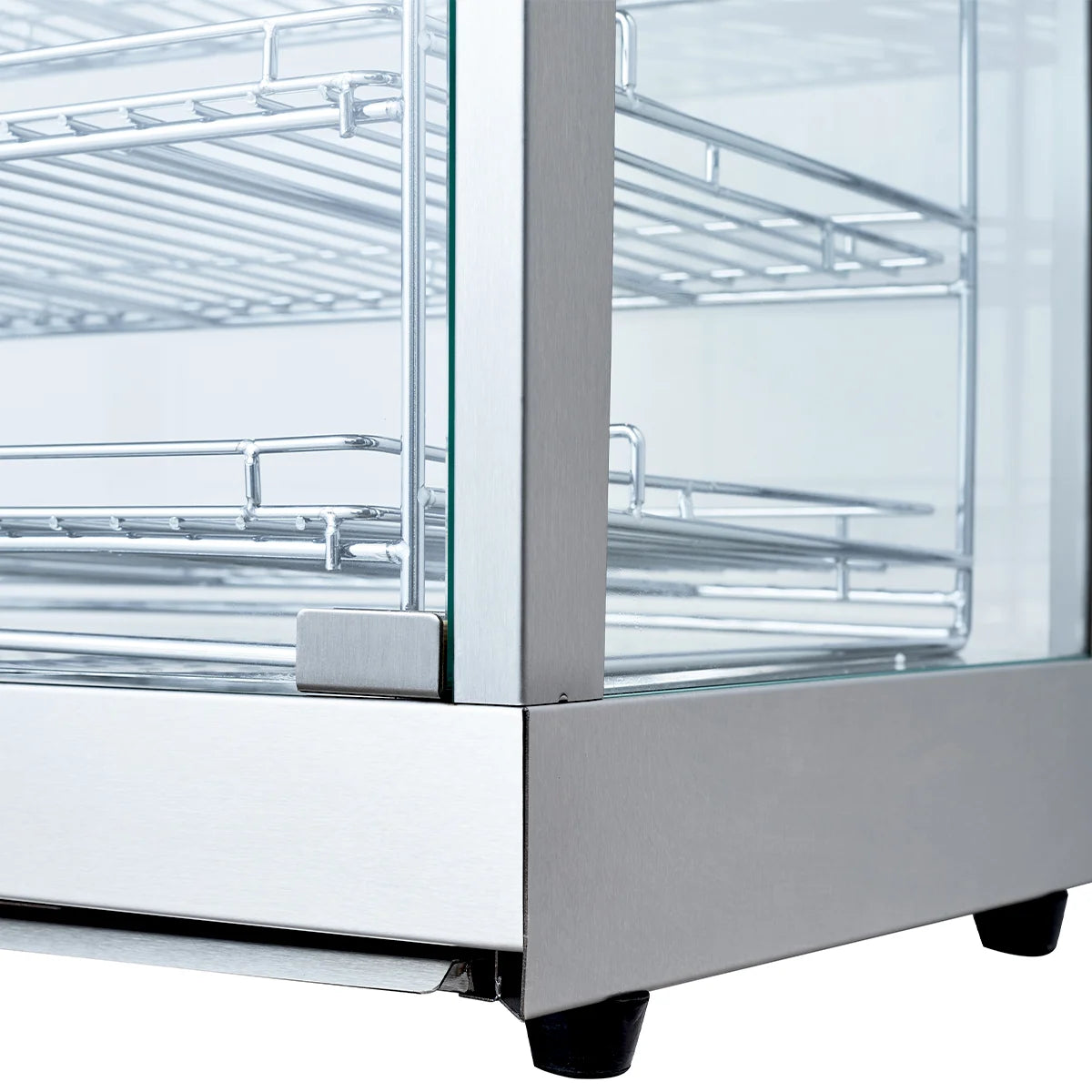 Warmhaltevitrine ECO 700 - mit 3 Ablagen und Beleuchtung