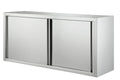 Edelstahl-Hängeschrank mit Schiebetüren, 1000 x 400 x 650 mm