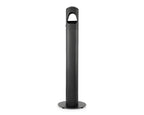 Standaschenbecher, schwarz, 108 cm