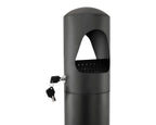 Standaschenbecher, schwarz, 108 cm