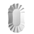 Papstar 250 Schalen, Pappe pure oval 10,5 cm x 17,5 cm x 3 cm weiss