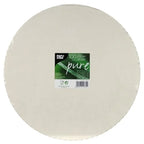 Papstar 100 Tortenunterlagen, Pappe pure rund Ø 30 cm weiss mit gezacktem Rand