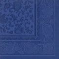 Papstar 50 Servietten ROYAL Collection 1/4-Falz 40 cm x 40 cm dunkelblau Ornaments