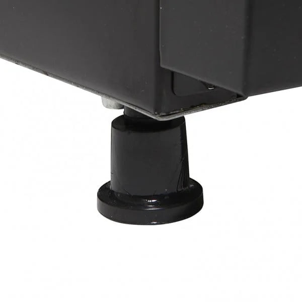 Gastro-Cool DC130 Getränkekühlschrank Slim 150 Liter schwarz/schwarz, LED