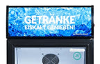 Gastro-Cool DC280 Getränkekühlschrank 229 Liter mit Werbedisplay schwarz/weiß, LED