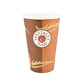 Papstar 50 Trinkbecher, Pappe To Go 0,3 l Ø 8 cm x H: 11,6 cm