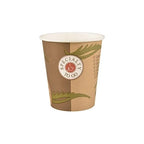 Papstar 50 Trinkbecher, Pappe To Go 0,2 l Ø 8 cm x H: 9,1 cm