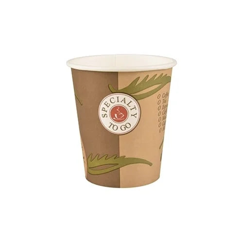 Papstar 50 Trinkbecher, Pappe To Go 0,2 l Ø 8 cm x H: 9,1 cm