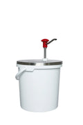 Schneider Edelstahl Dosierspender mit 10 l PP-Behälter 265 mm