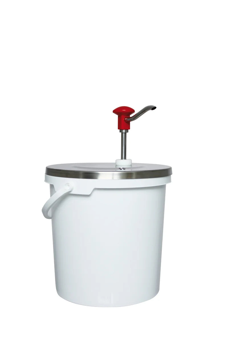 Schneider Edelstahl Dosierspender mit 10 l PP-Behälter 265 mm