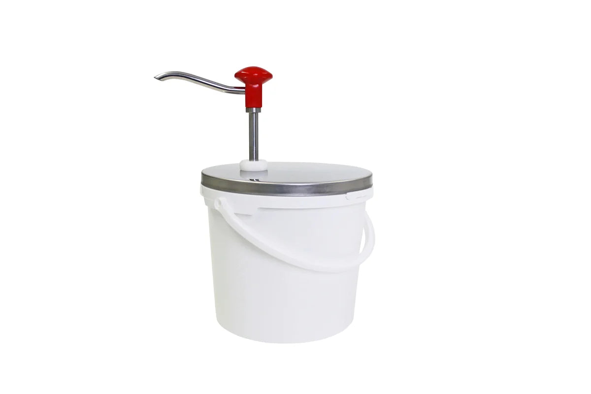 Schneider Edelstahl Dosierspender mit 5 l PP-Behälter 220 mm