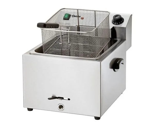 Bartscher Elektrofritteuse PROFI 9,7 Liter mit Fettablasshahn