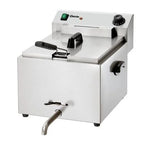 Bartscher Elektrofritteuse PROFI 9,7 Liter mit Fettablasshahn