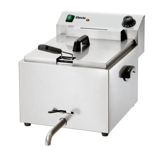 Bartscher Elektrofritteuse PROFI 9,7 Liter mit Fettablasshahn