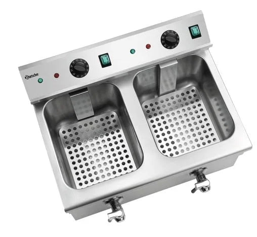 Bartscher Induktions-Fritteuse 2x8L Plus