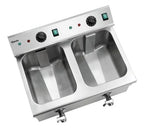 Bartscher Induktions-Fritteuse 2x8L Plus