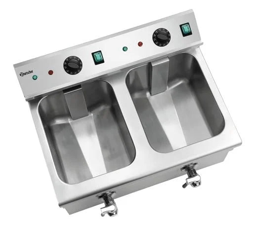 Bartscher Induktions-Fritteuse 2x8L Plus
