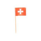 Papstar Deko-Flaggen-Picker Schweiz - 100 Stk