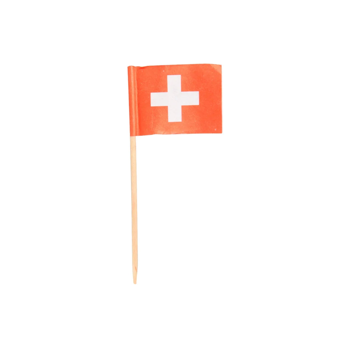 Papstar Deko-Flaggen-Picker Schweiz - 100 Stk