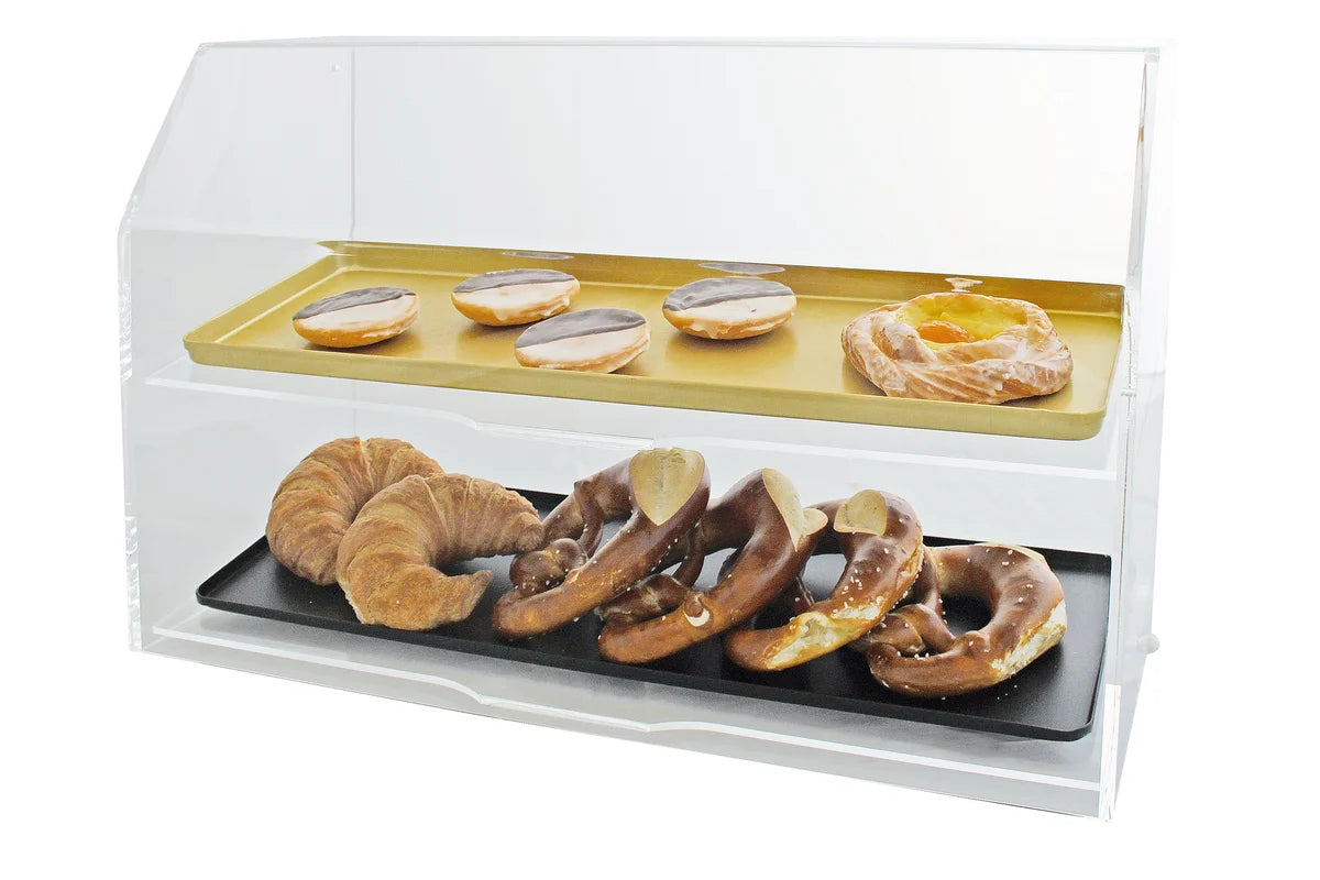 Schneider Acryl Thekenaufsteller / Vitrine für 1 Blech 200 x 600 mm, 410 mm Höhe