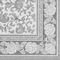 Papstar 50 Servietten ROYAL Collection 1/4-Falz 40 cm x 40 cm grau Ornaments