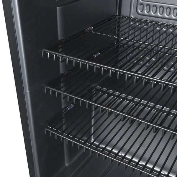 Gastro-Cool KW65 Getränkekühlschrank 62 Liter schwarz/schwarz, LED
