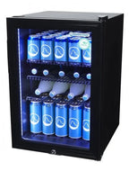 Gastro-Cool KW65 Getränkekühlschrank 62 Liter schwarz/schwarz, LED
