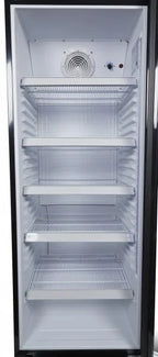 Gastro-Cool GD360 Getränkekühlschrank ECO STAR 360 Liter schwarz/schwarz, LED, super sparsam